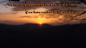 Sunrise Quotes Miracle of a sunrise wallpaper