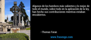 Quotes by Thomas Foran