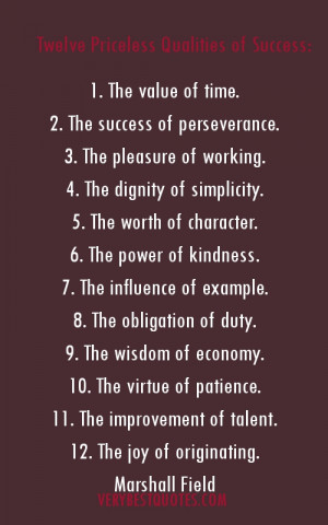 Inspirational sayings about Qualities of Success