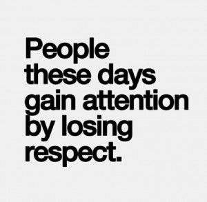 Attention! Respect! #quotes