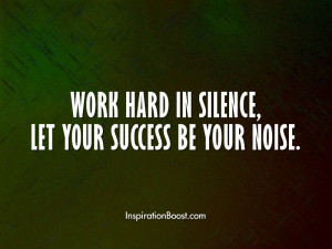 Work Hard for Success Quotes