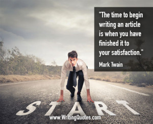 Mark Twain Quotes – Begin Article – Mark Twain Quotes On Writing