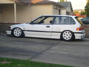 honda prelude slammed