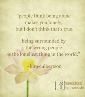Poopsie » People think being alone makes you lonely