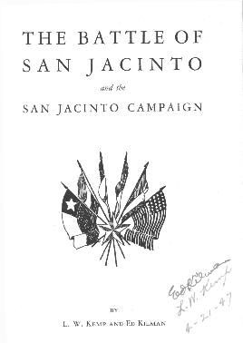 THE BATTLE OF SAN JACINTO