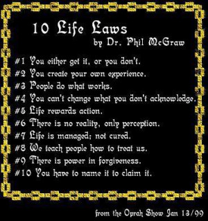 10 Life Laws by Dr. Phil photo 10lifelaws.jpg