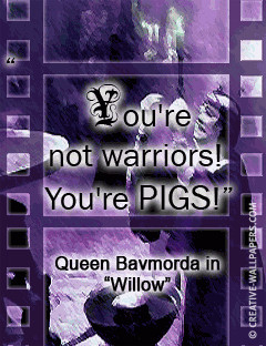 you re not warriors you re pigs