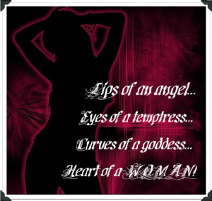 Silhouette, sexy, pink, black, lips, eyes, Curves, quotes, phrases