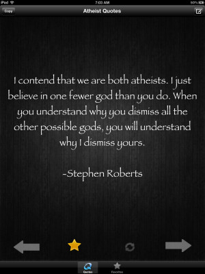 Atheist Quotes for iPad