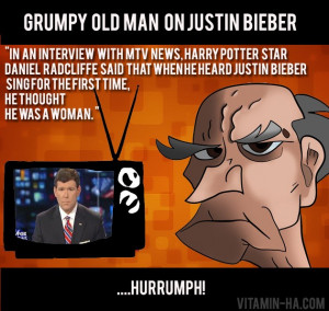 Funny Grumpy Old Men Quotes Grumpy old man on justin