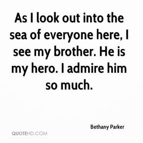 Bethany Parker - As I look out into the sea of everyone here, I see my ...