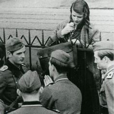 Sophie Scholl with other members of The White Rose