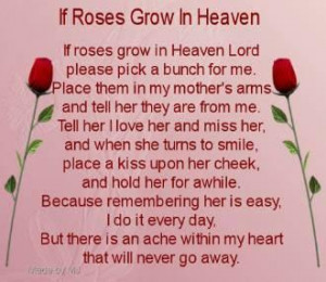 happy mothers day this is for my beautiful mom in heaven