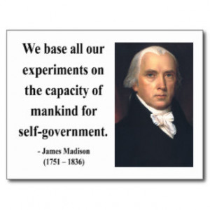 James Madison Quote 6b Post Cards