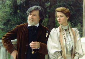 Alan Bates and Charlotte Rampling in The Cherry orchard directed by ...