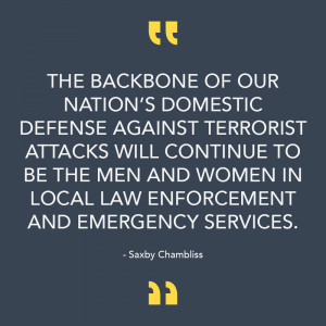 Saxby Chambliss Quote on Law Enforcement