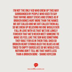 To This Day - Shane Koyczan