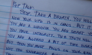 Do you ever feel defeated? Down on your self? How will I survive? Not ...