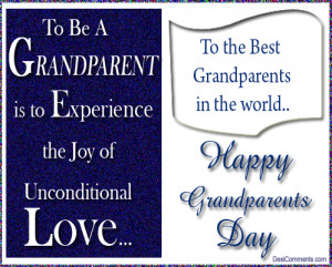 To The Best Grandparents In The World - Happy Grandparents Day