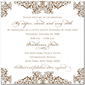 40th birthday invitation wording first birthday party invitation ...
