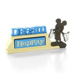 Mickey Mouse Inspirational Desk Quote Decor