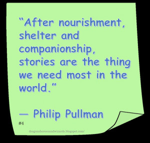 Philip Pullman ♥ ~ #Quote #Author #Stories