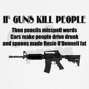 ... words cars make people dive drunk and spoons made Rosie O'Donnell fat