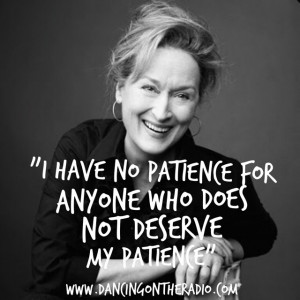 consider myself lucky. To a certain extent I have never had time for ...