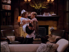 ... and Frasier prepare for Nile’s first visit after his heart surgery