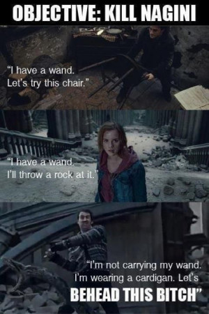 Neville: He knows his shit. P.S. Voldemort had cast many protective ...
