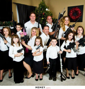 family of gun owners funny families guns