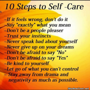 10 Steps to Self-Care
