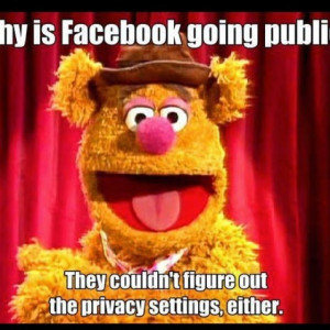 Fozzie Bear on Facebook