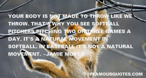 Top Quotes About Softball Pitching