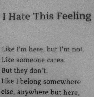 feeling, i hate, quote, words