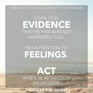 Answers to prayers