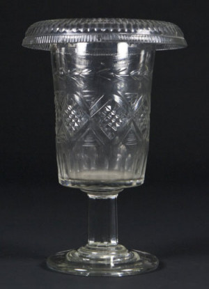 Vaseline Glass Celery Vase