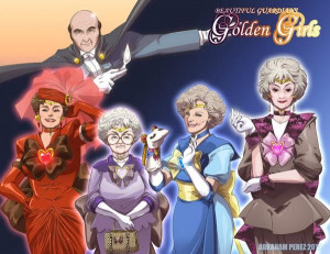 ... Moon, Guardians Golden, Sailor Moon, Abraham Perez, The Golden Girls