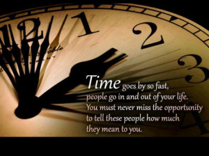 Time goes by so fast...