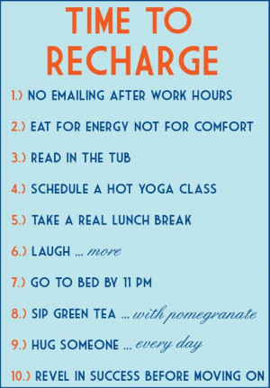 Chiropractor, Austin | Take Time to Recharge!