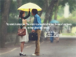 love rain korean drama quotes and sayings - Google Search