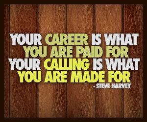 Career vs Calling