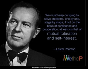 Lester B Pearson Quotes