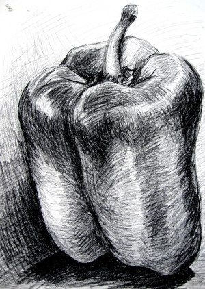 bell pepper - charcoal, repined. This has the same solitude of Edward ...