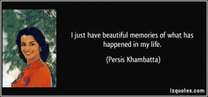 Beautiful Memory Quotes