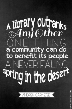 library quote - small