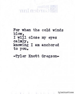 Through Tyler Knott Gregson’s Eyes