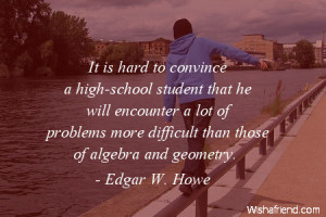 ... lot of problems more difficult than those of algebra and geometry