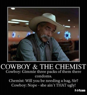 Funny Cowboy Chemist Joke Picture