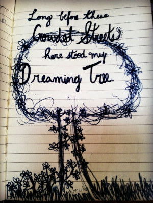 picture i drew from this inspirational quote by dave matthews :)